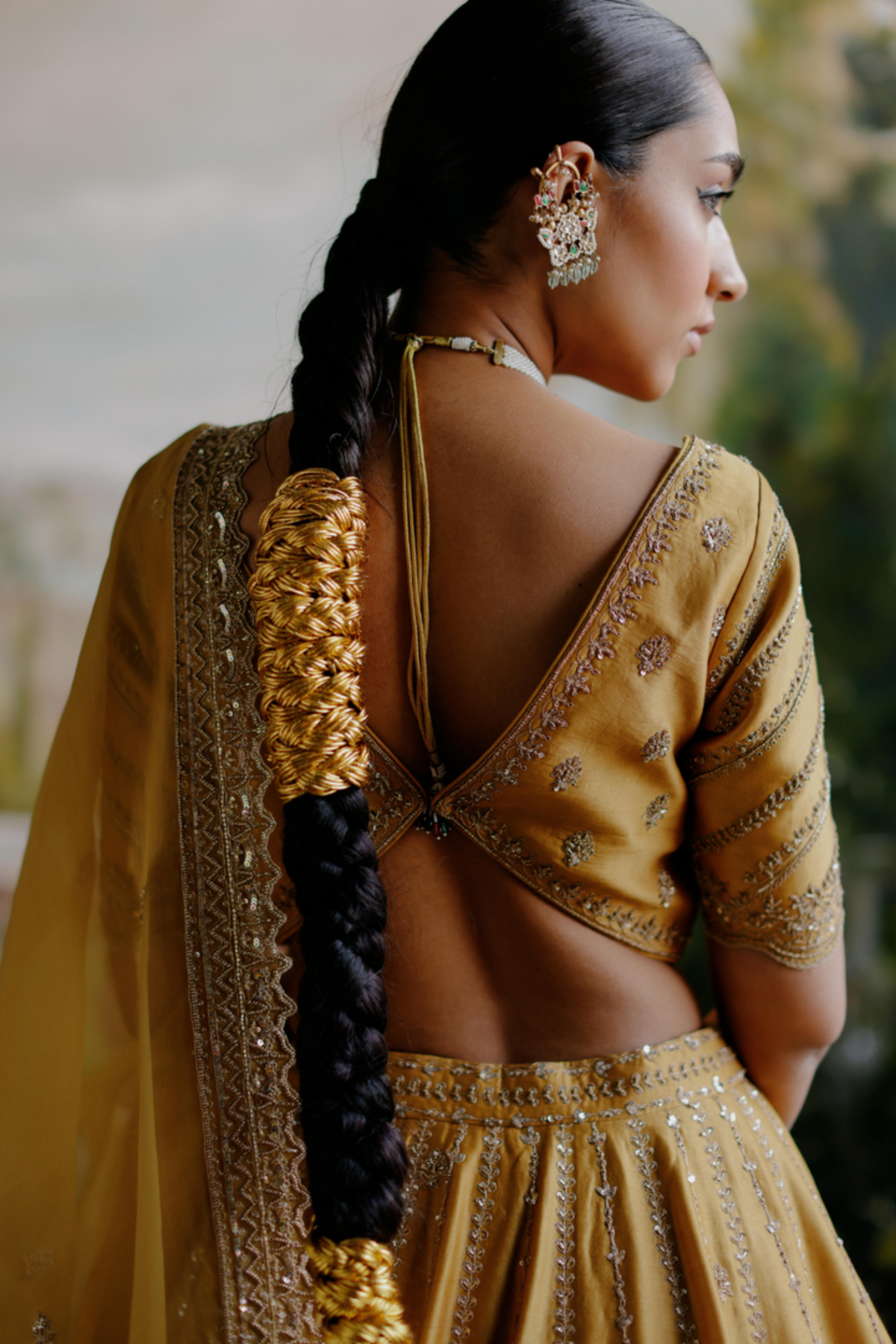 Tuscany Mustard Lehenga Set