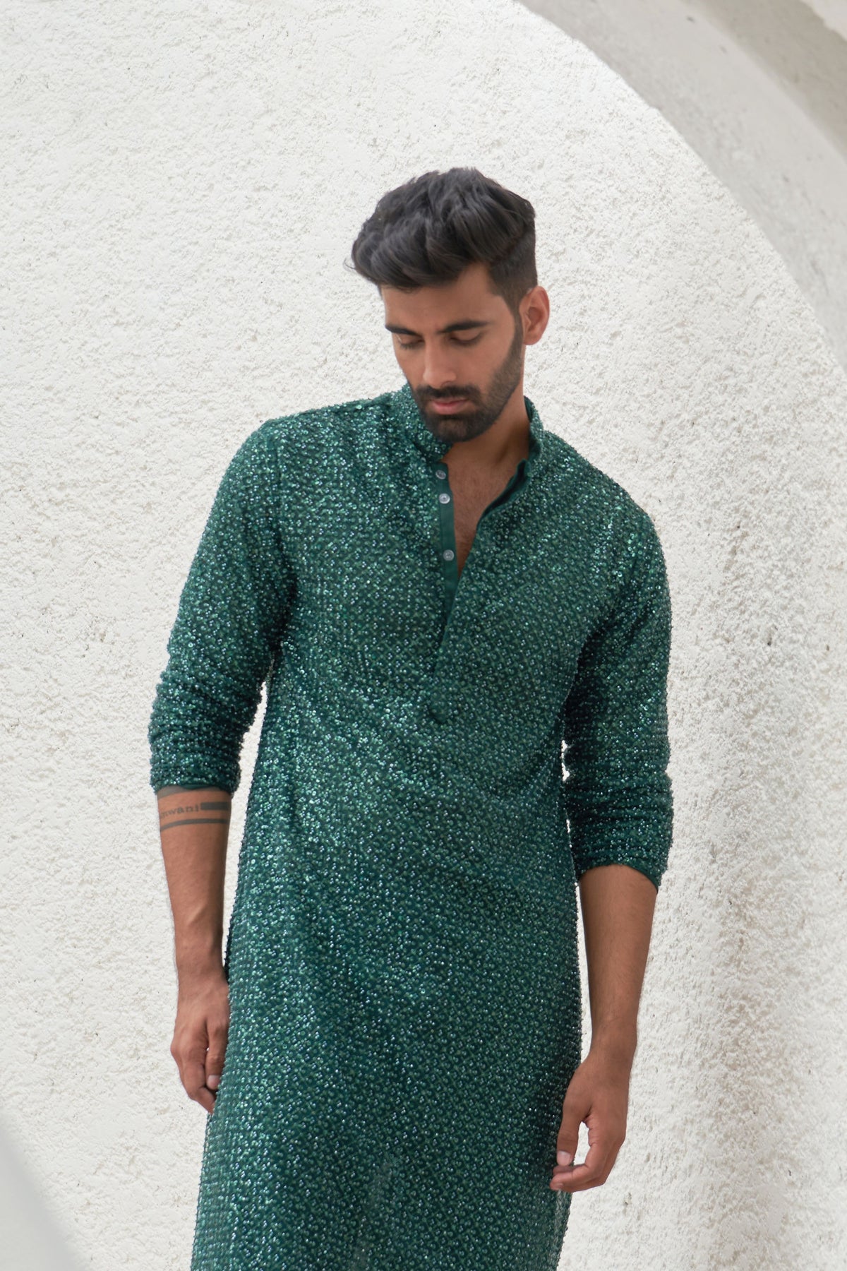 Embroidered Kurta Set With Pants