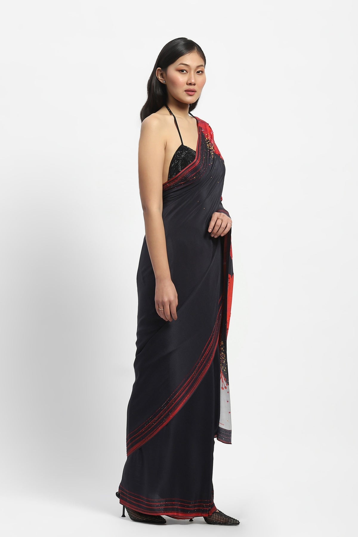 Tropical Allure Embelished Saree