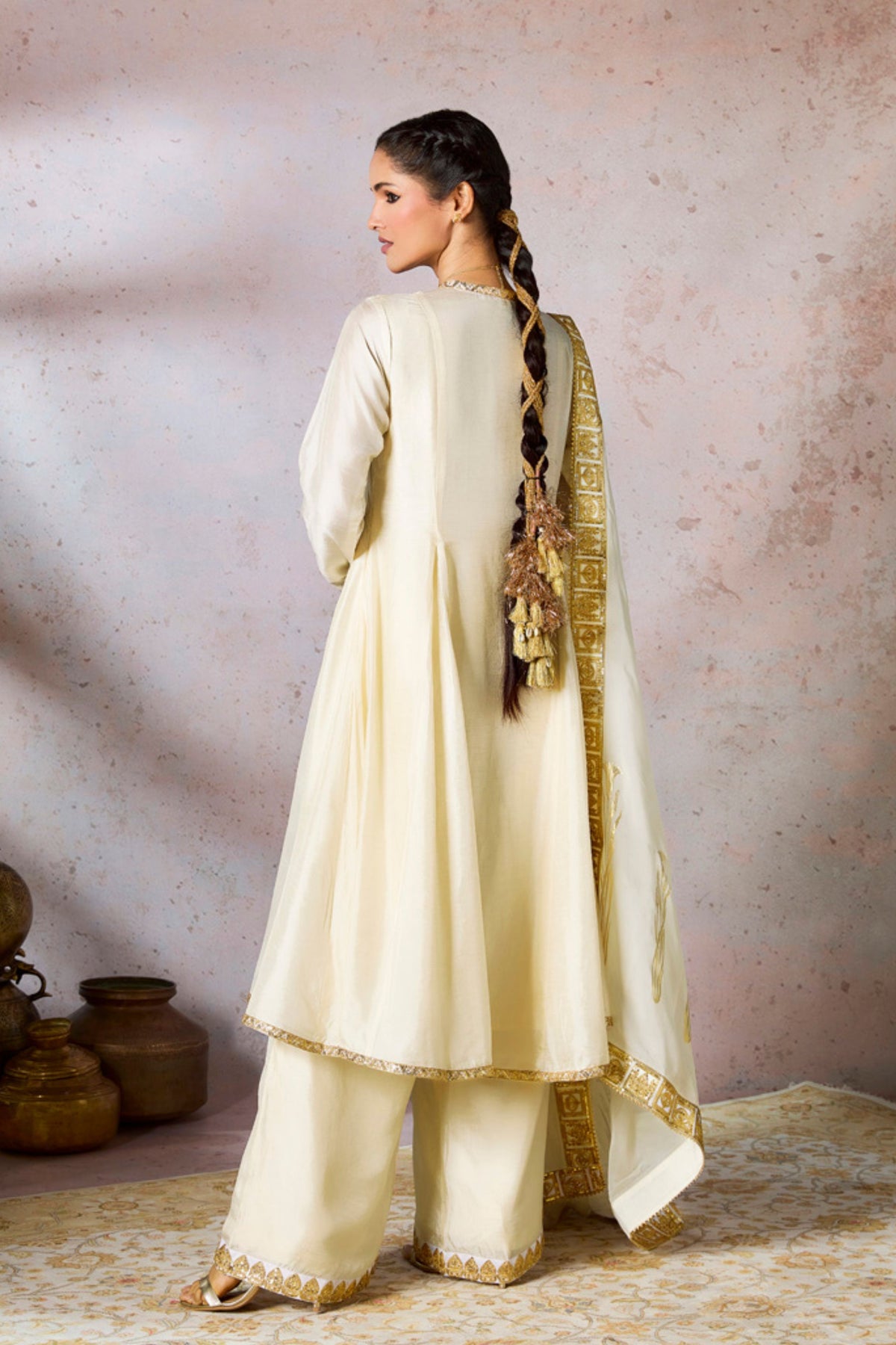 Ivory Whispering Lily Kurta Set