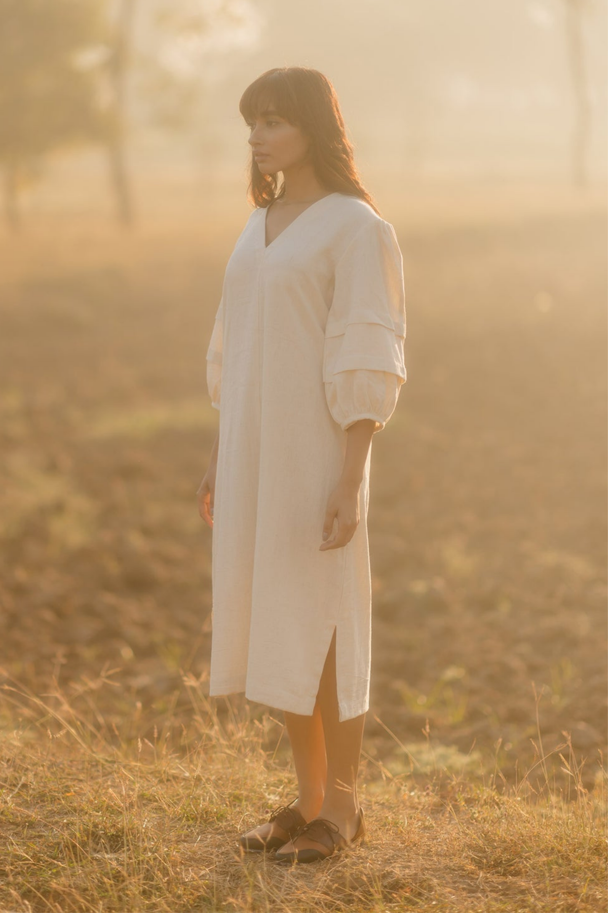 Heavenly White Dress