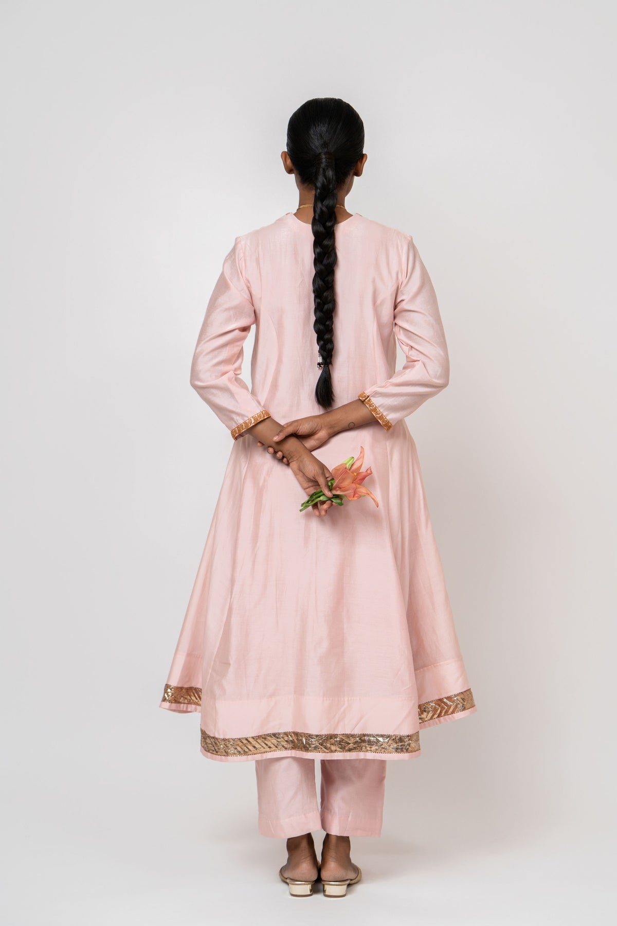 Swan Anarkali Set