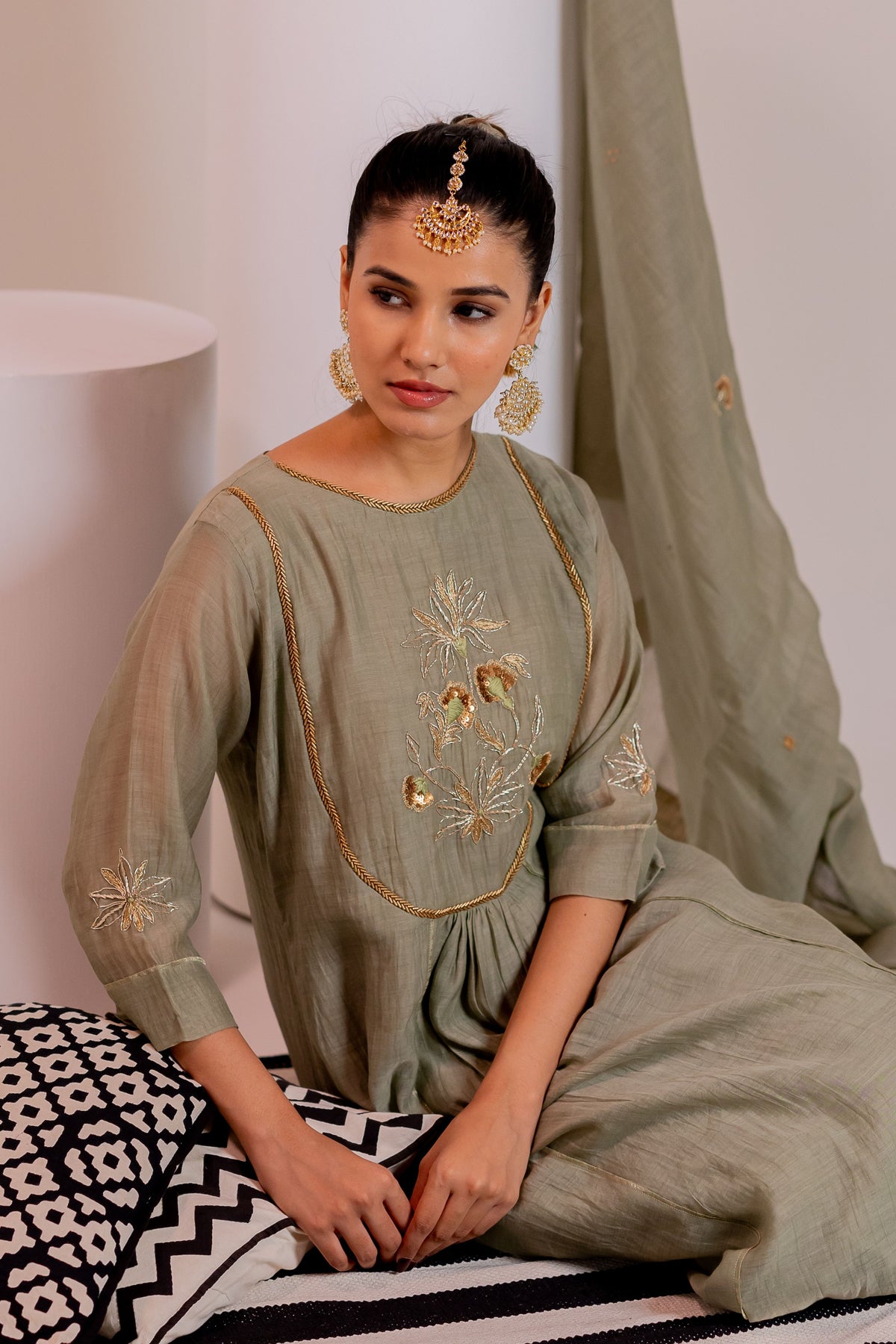 Ruha Green Kurta Set