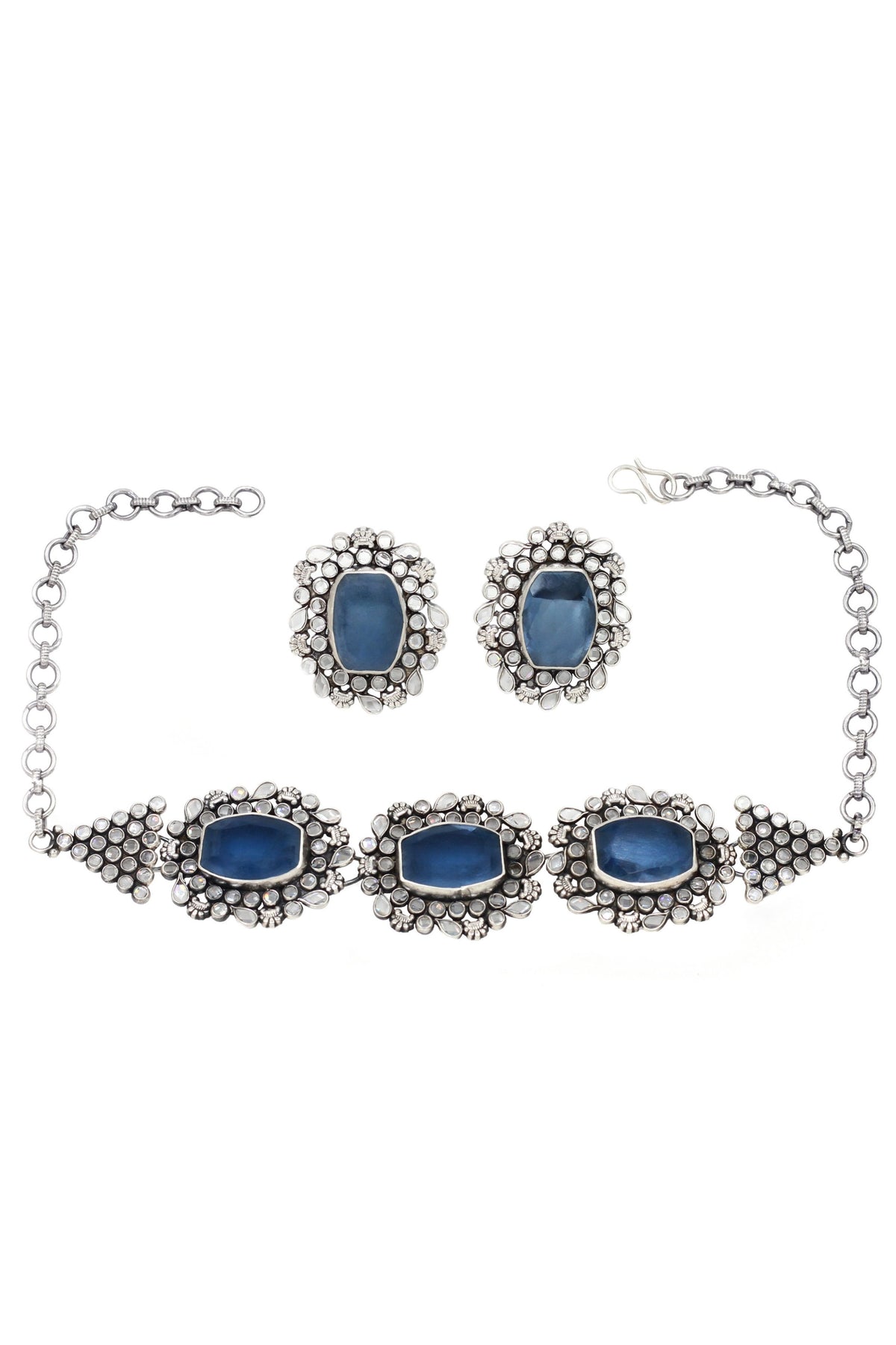 Blue Necklace Set