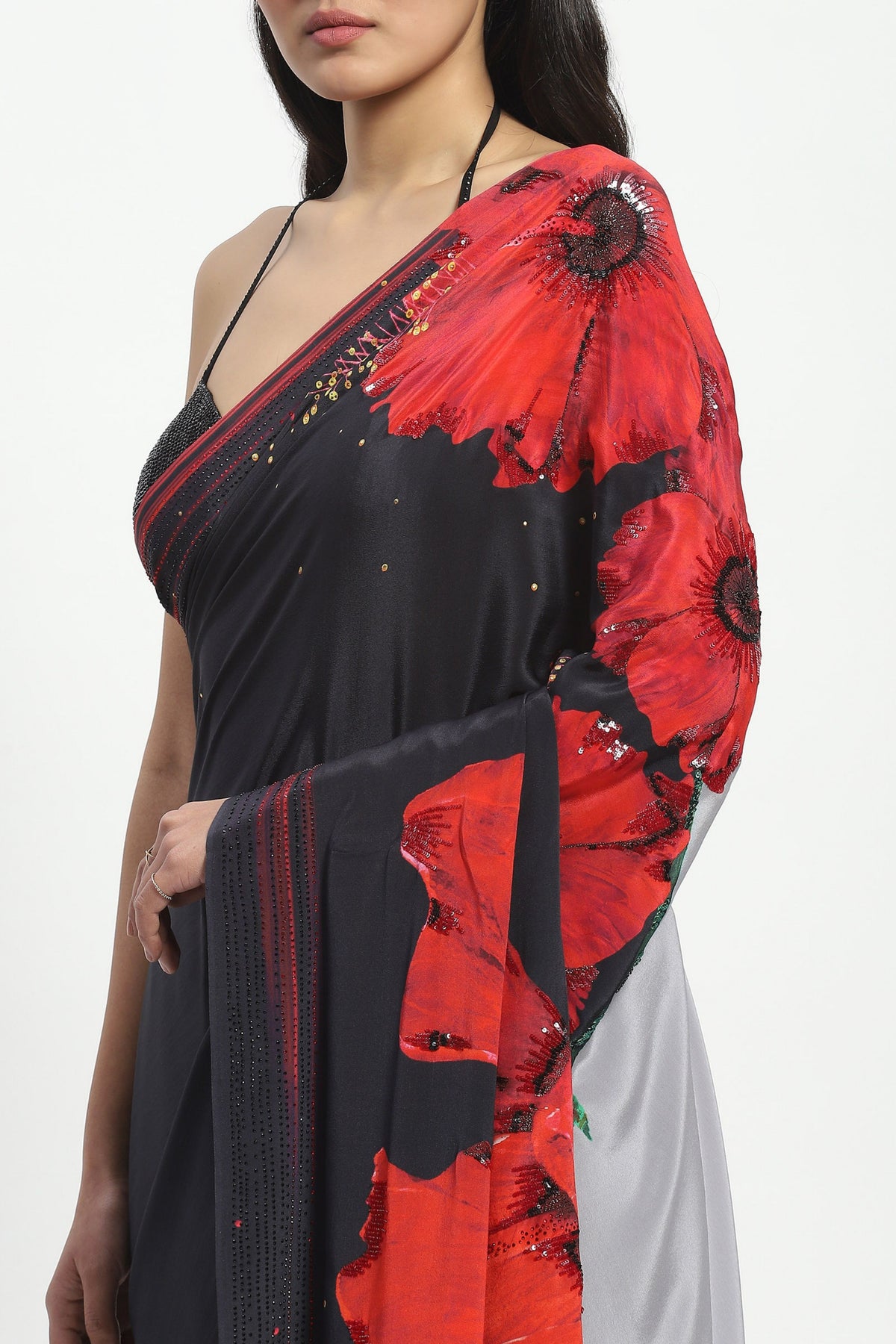 Tropical Allure Embelished Saree