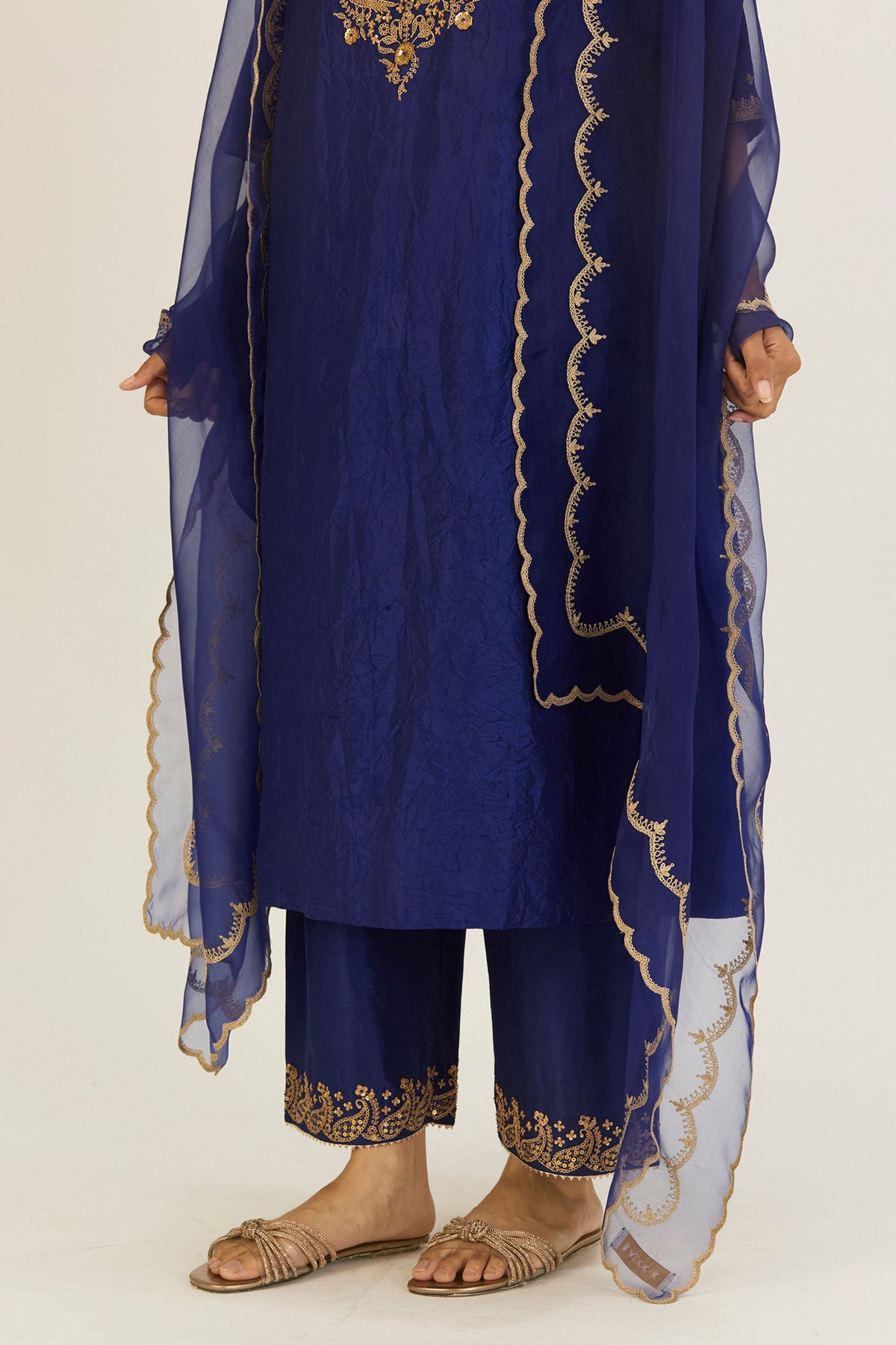 Brinda Royal Blue Kurta &amp; Pants