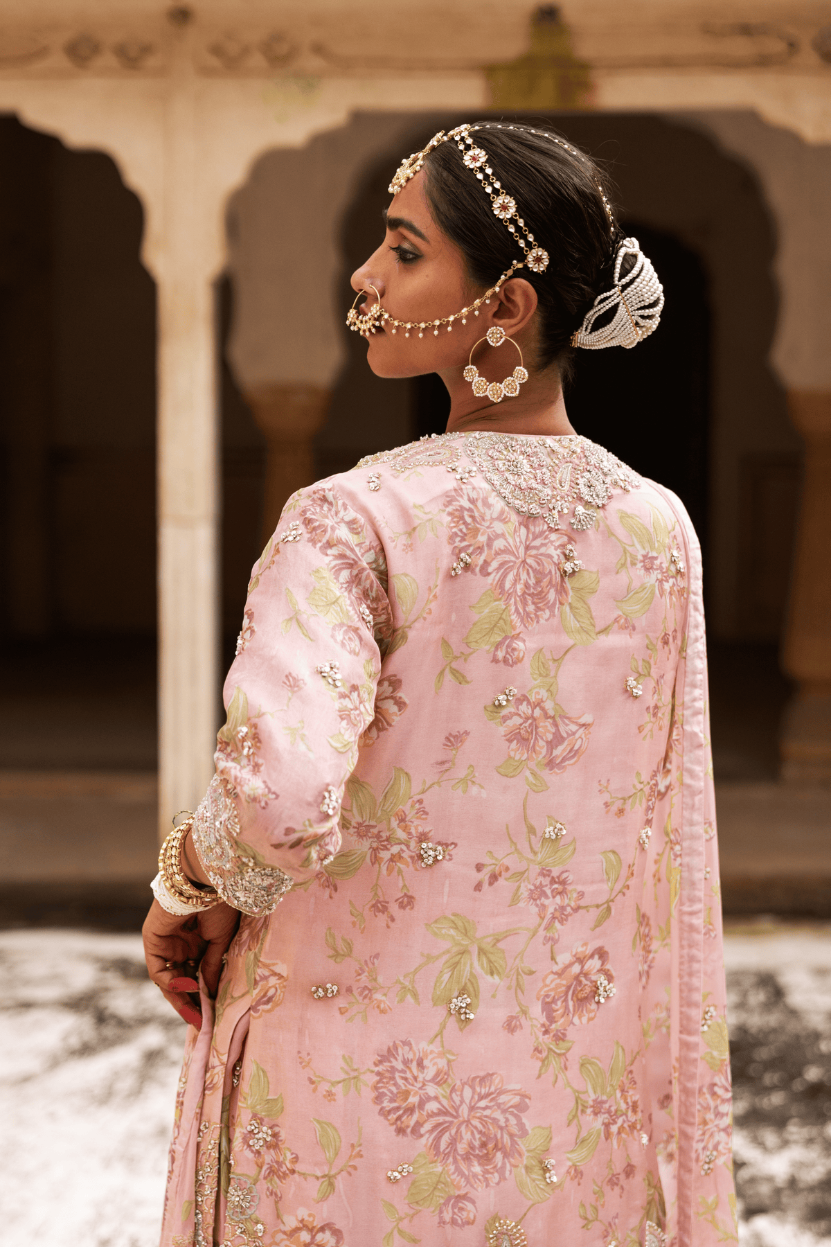 Floral Grace Sharara Set