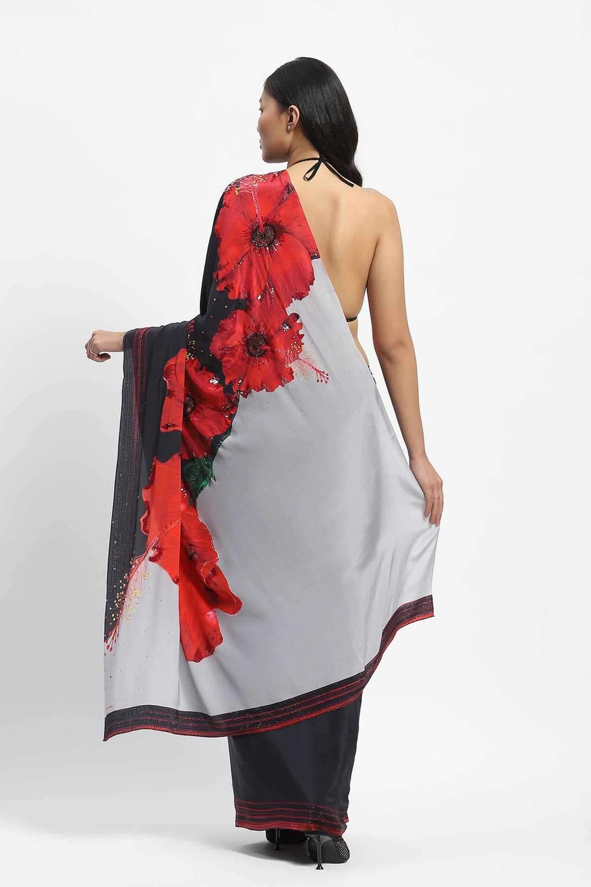 Tropical Allure Embelished Saree