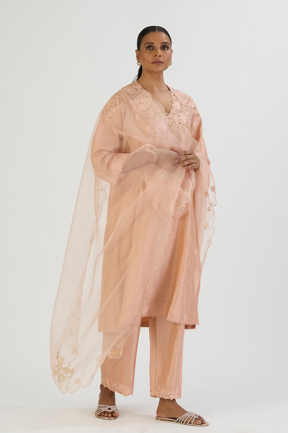 Light Pink Diva Dupatta