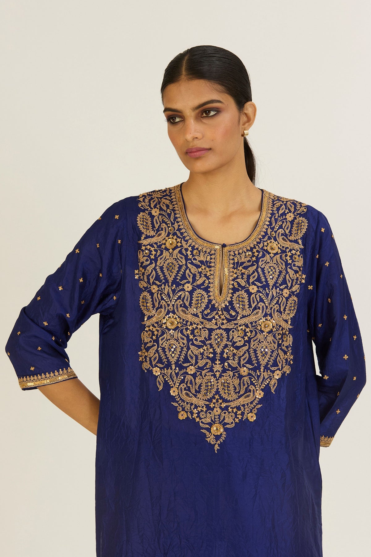 Brinda Royal Blue Kurta &amp; Pants