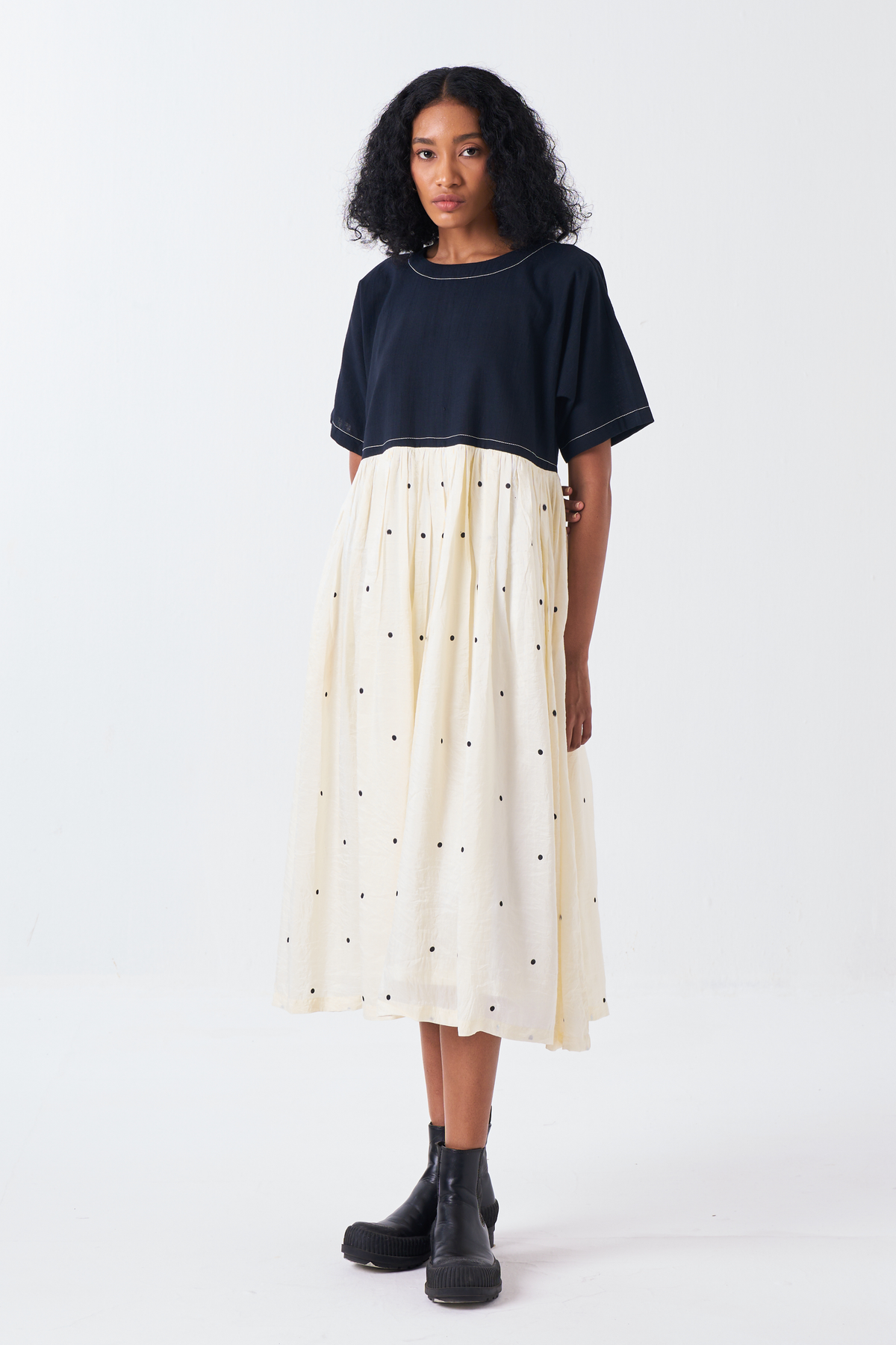 Yoke Gather Dress