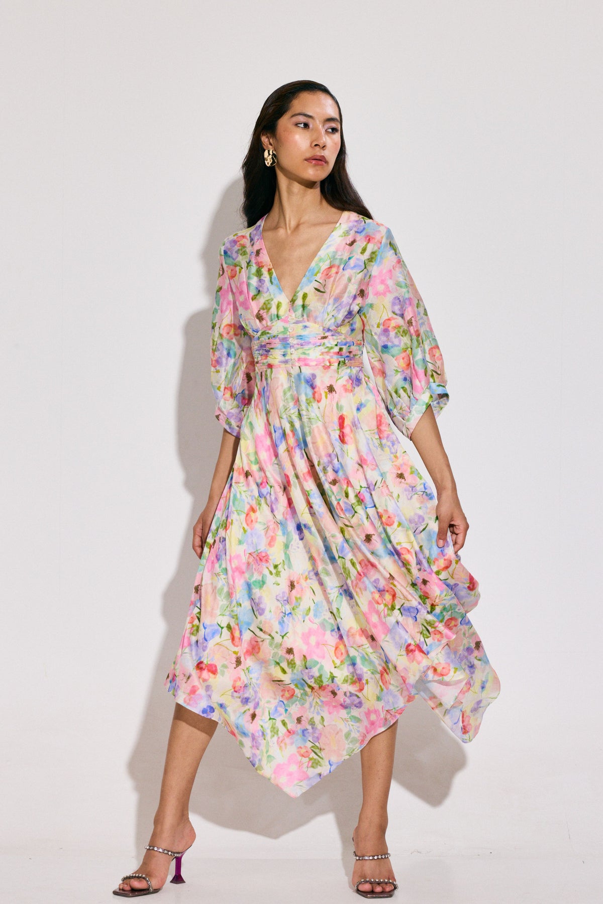 Calico Print Mililah Dress