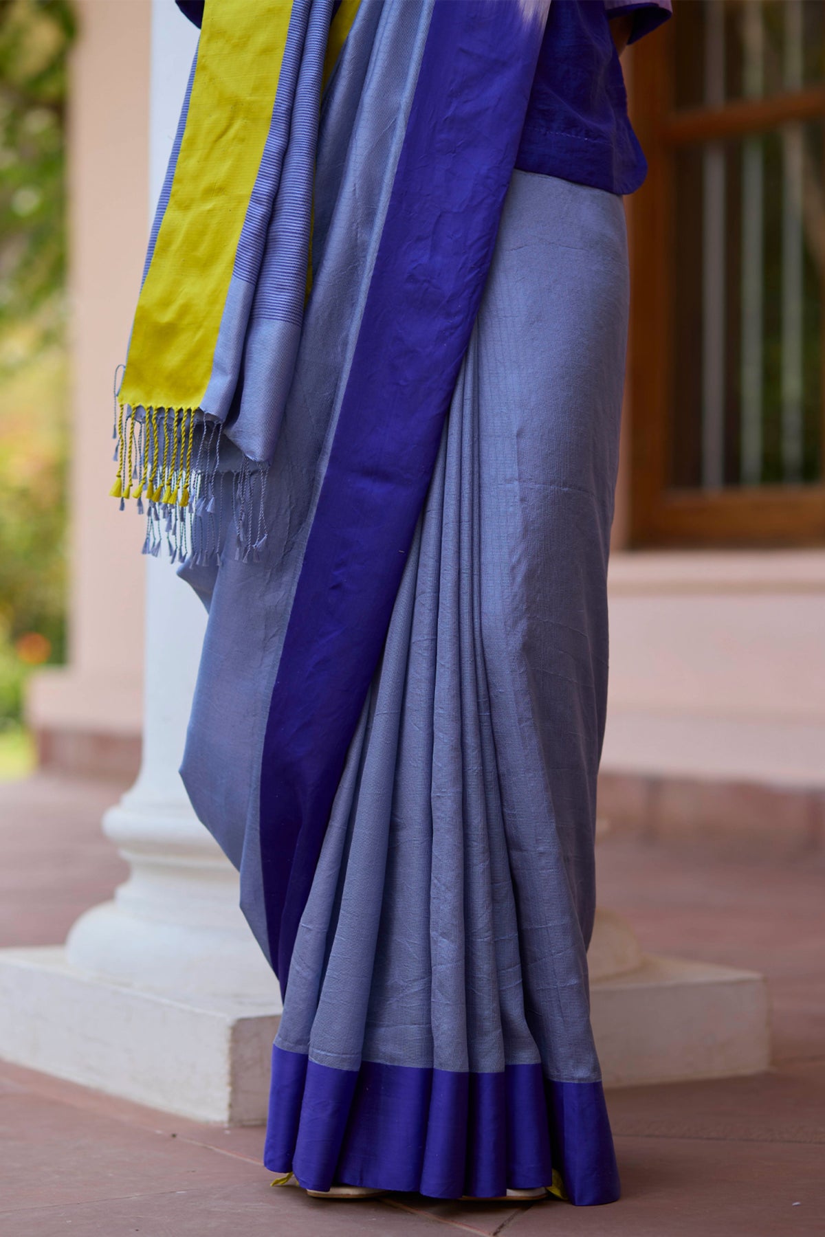 Crescendo Blue Saree