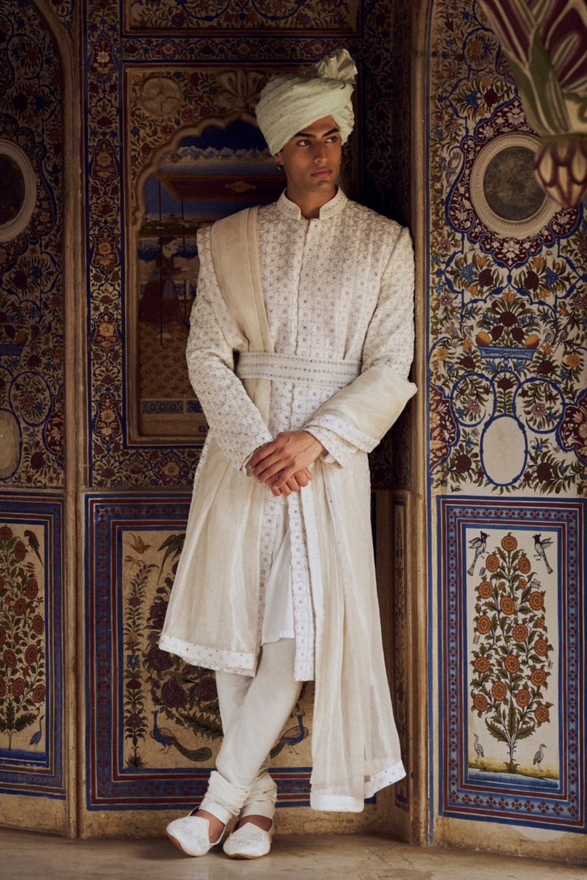 Embroidered Sherwani Set