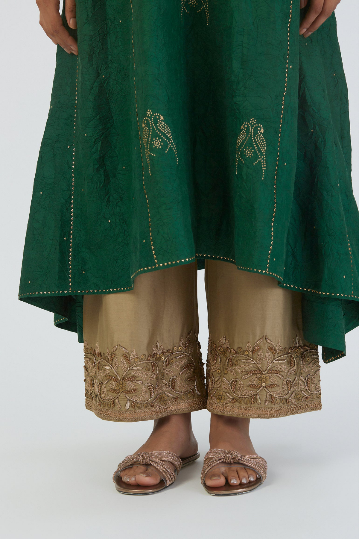 Sujata Green Kurta &amp; Pant