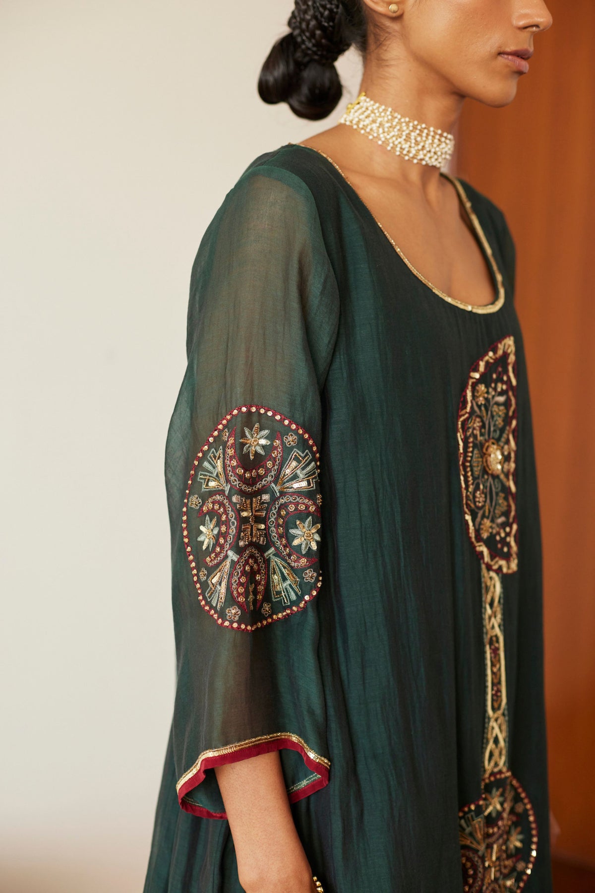 Green Shashi Kurta Set