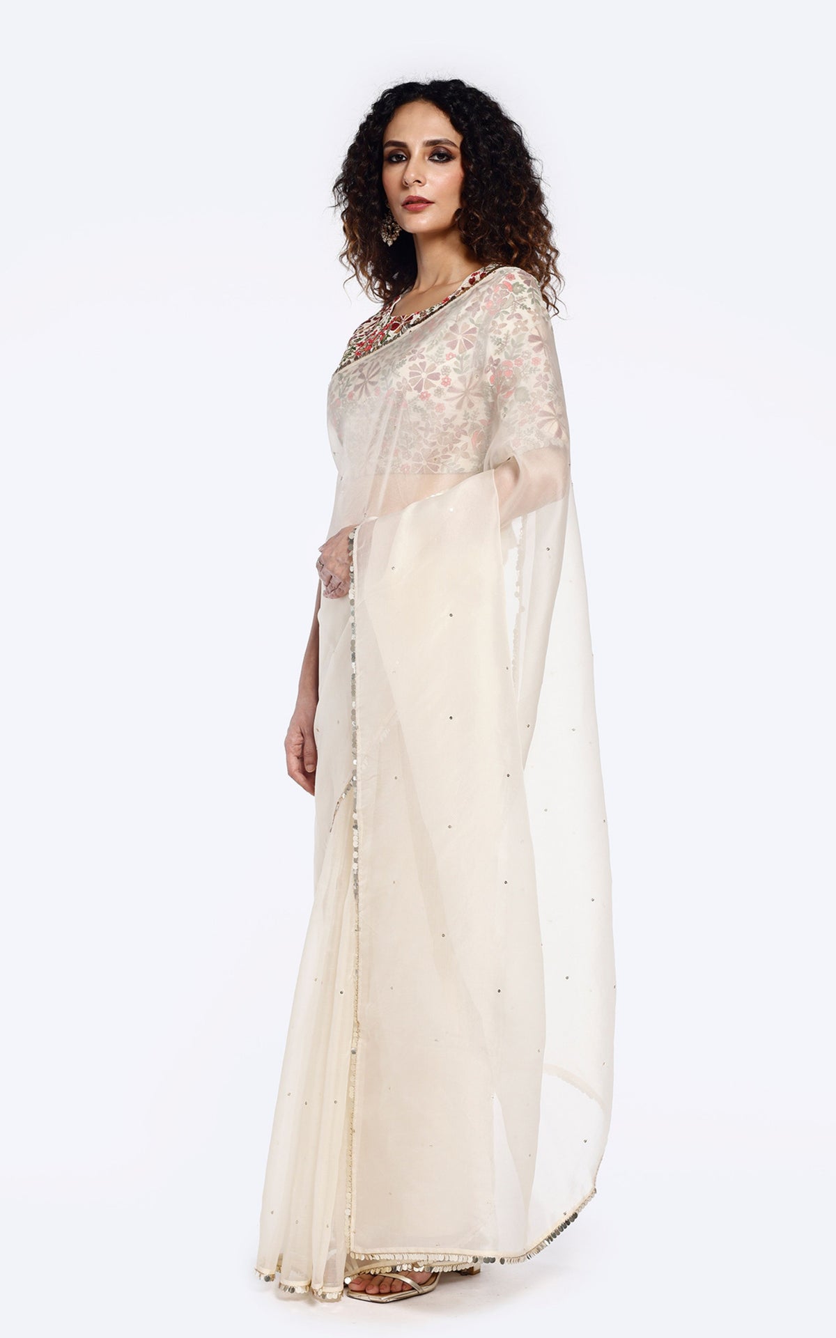 Arev Organza saree