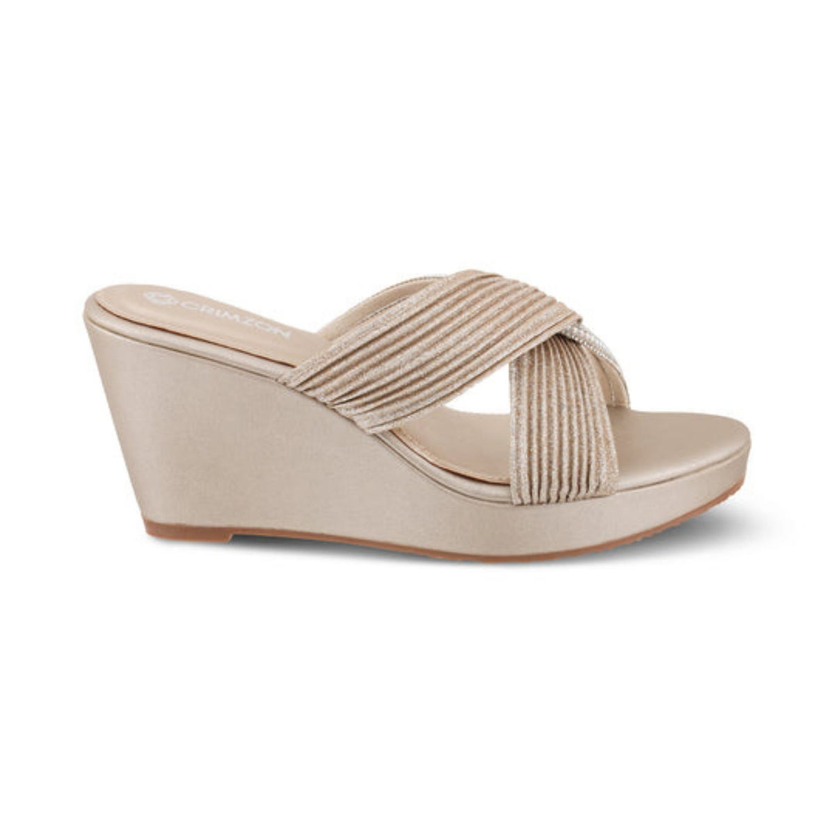 Lulu Antique Silver Wedges