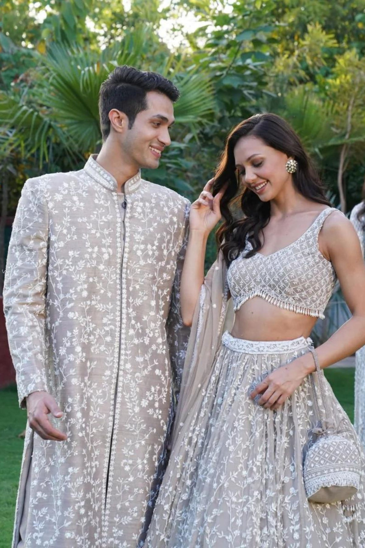 Grey Lehenga Set