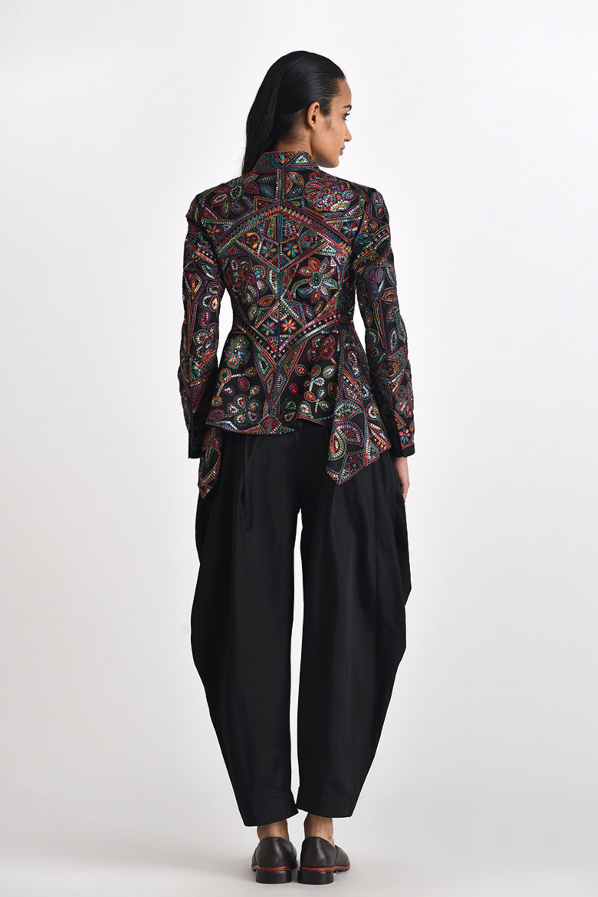 Antea Asymmetric Multi Colour Jacket