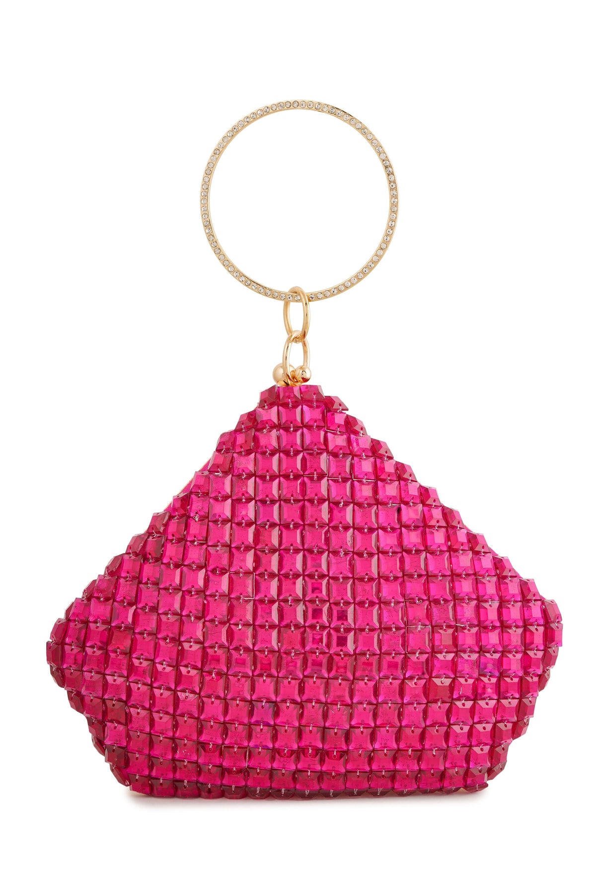 Pink Sapphire Diamond Clutch