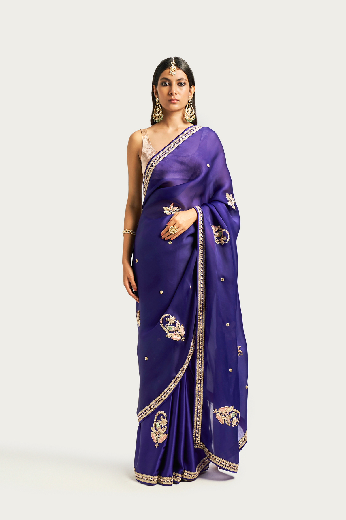 Shalimar buti jamun saree