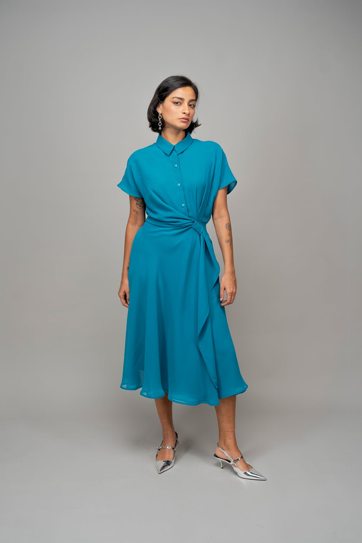 Georgette Wrap Dress