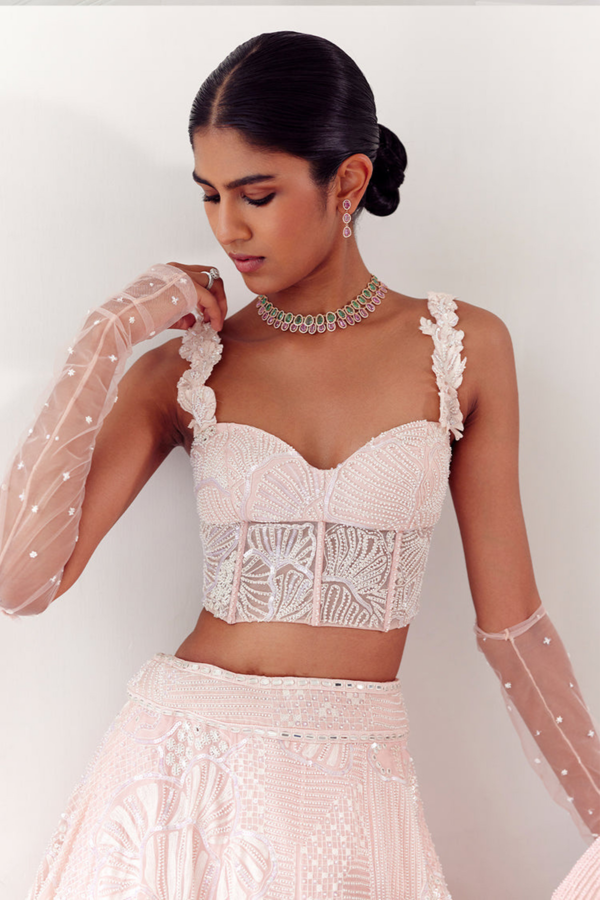 Seto Lehenga Set