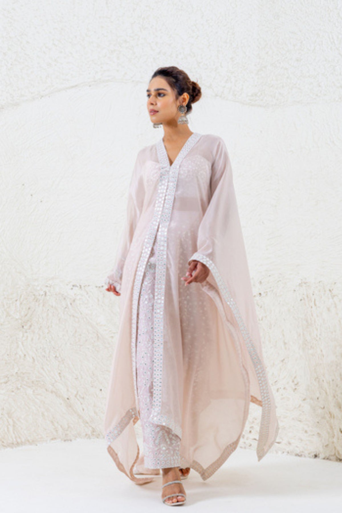 Nude Kaftan Set