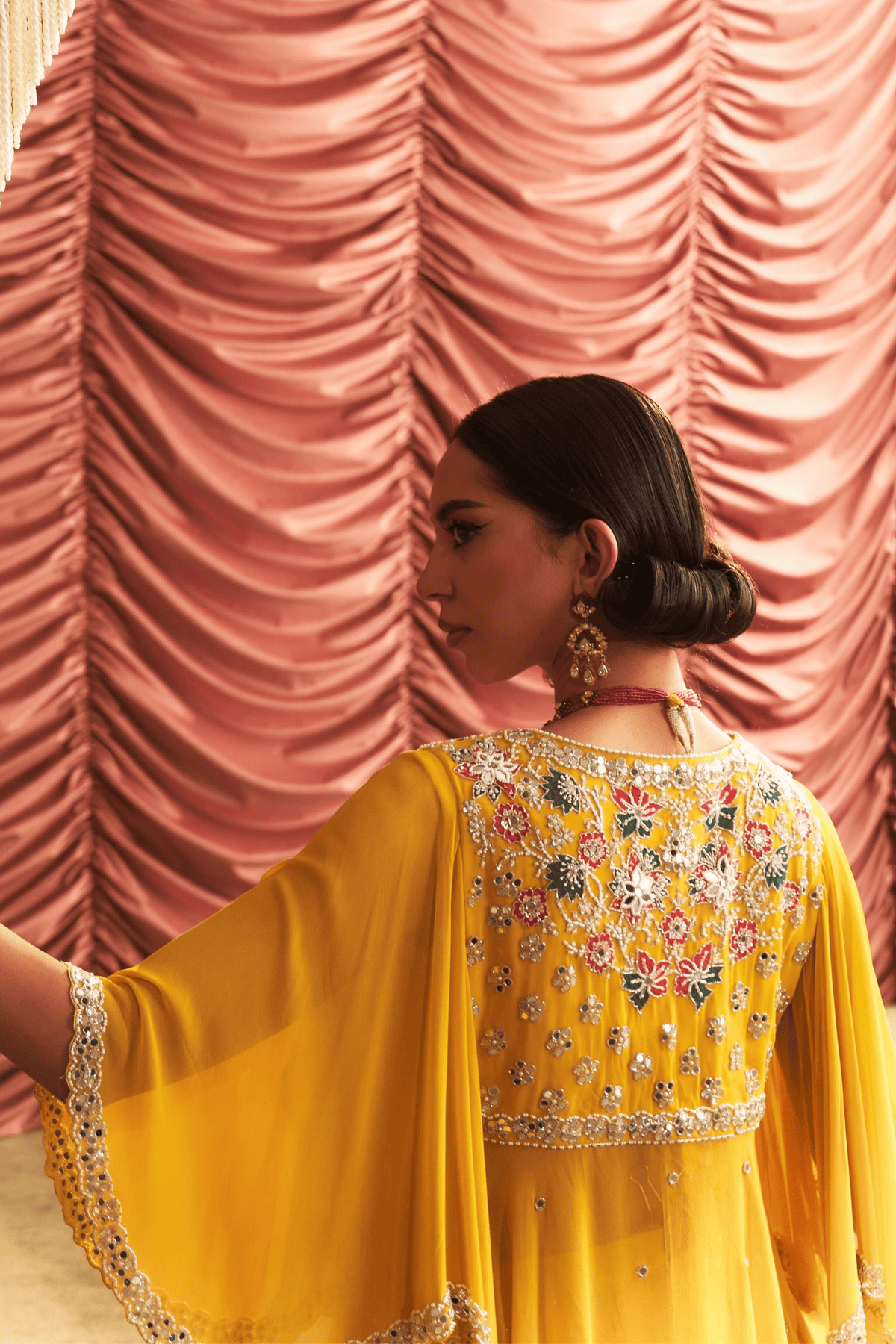 Yellow Gharara Set