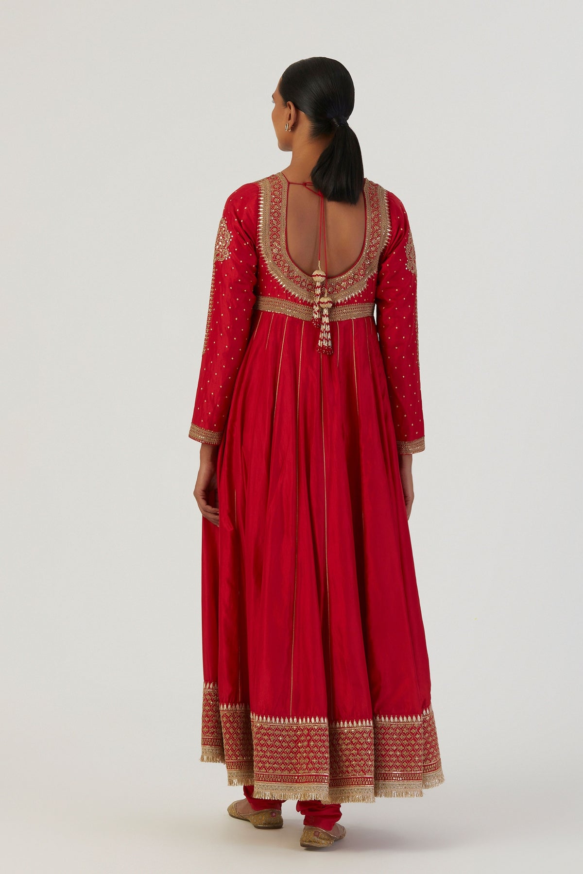 Kriti Red Anarkali