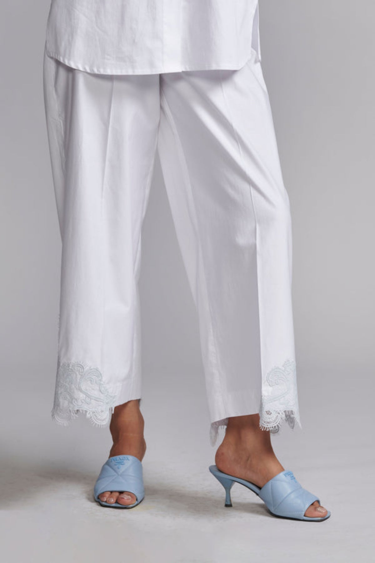 Lace Hem Pant