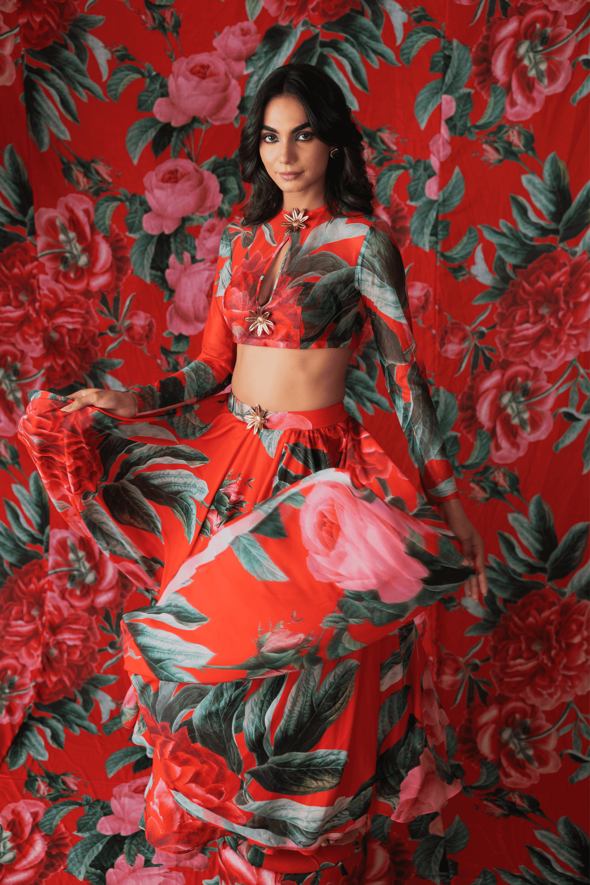 Red Lehenga Set