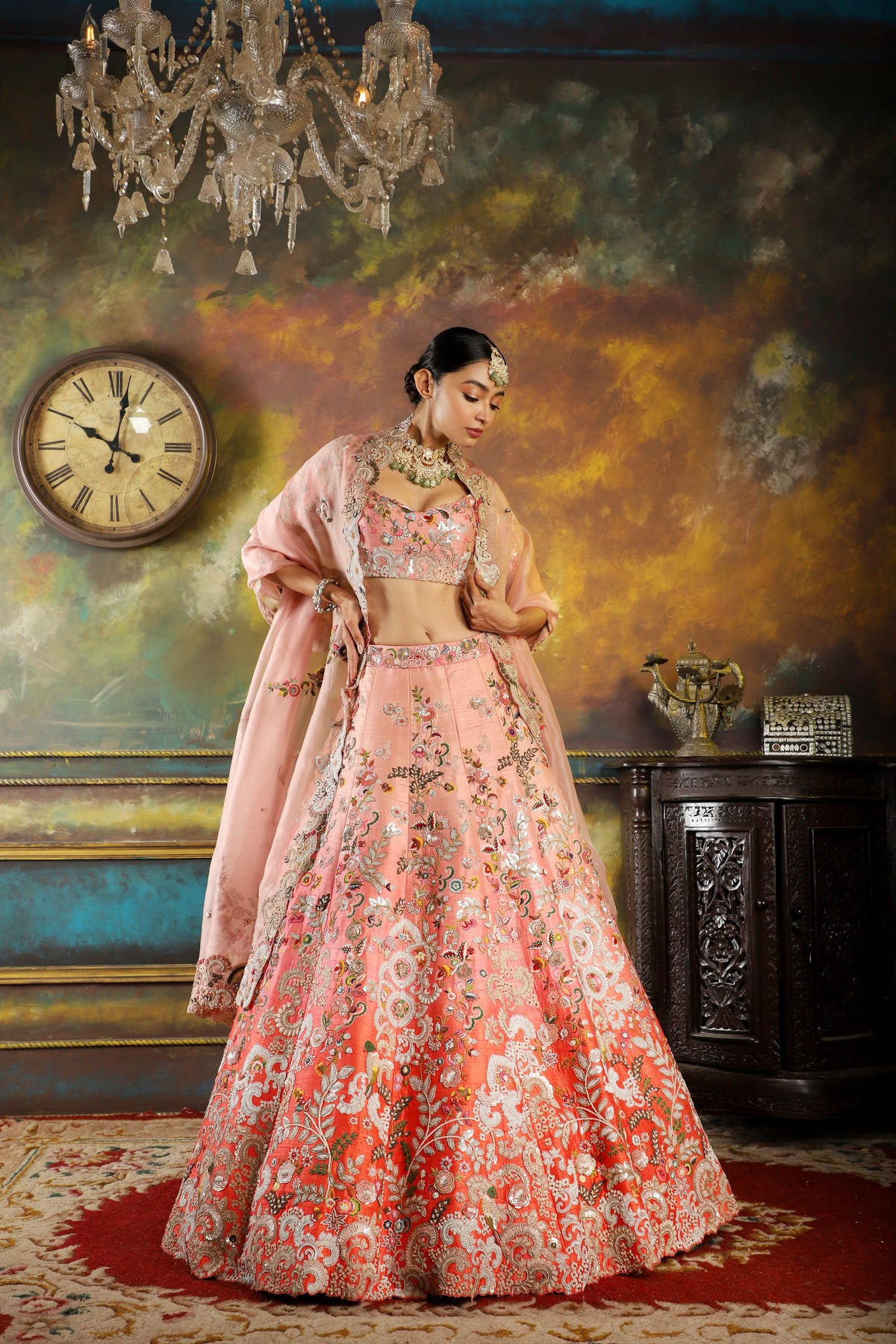 Mukut Lehenga Set