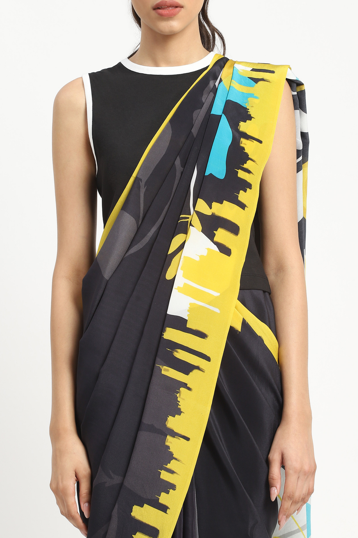 Electric City Printed Saree