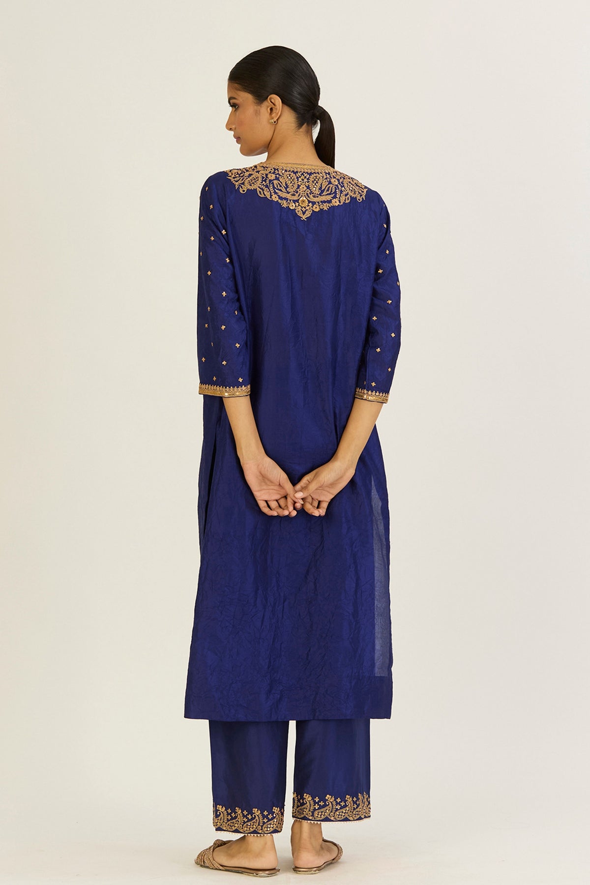 Brinda Royal Blue Kurta &amp; Pants