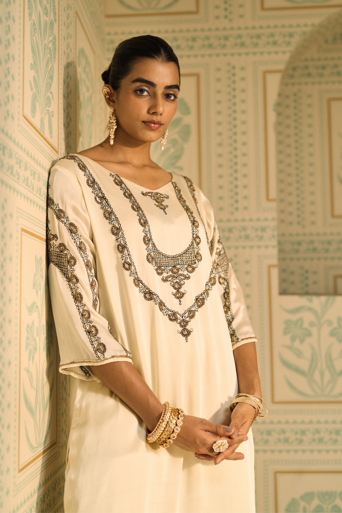 White Anya Kurta Set