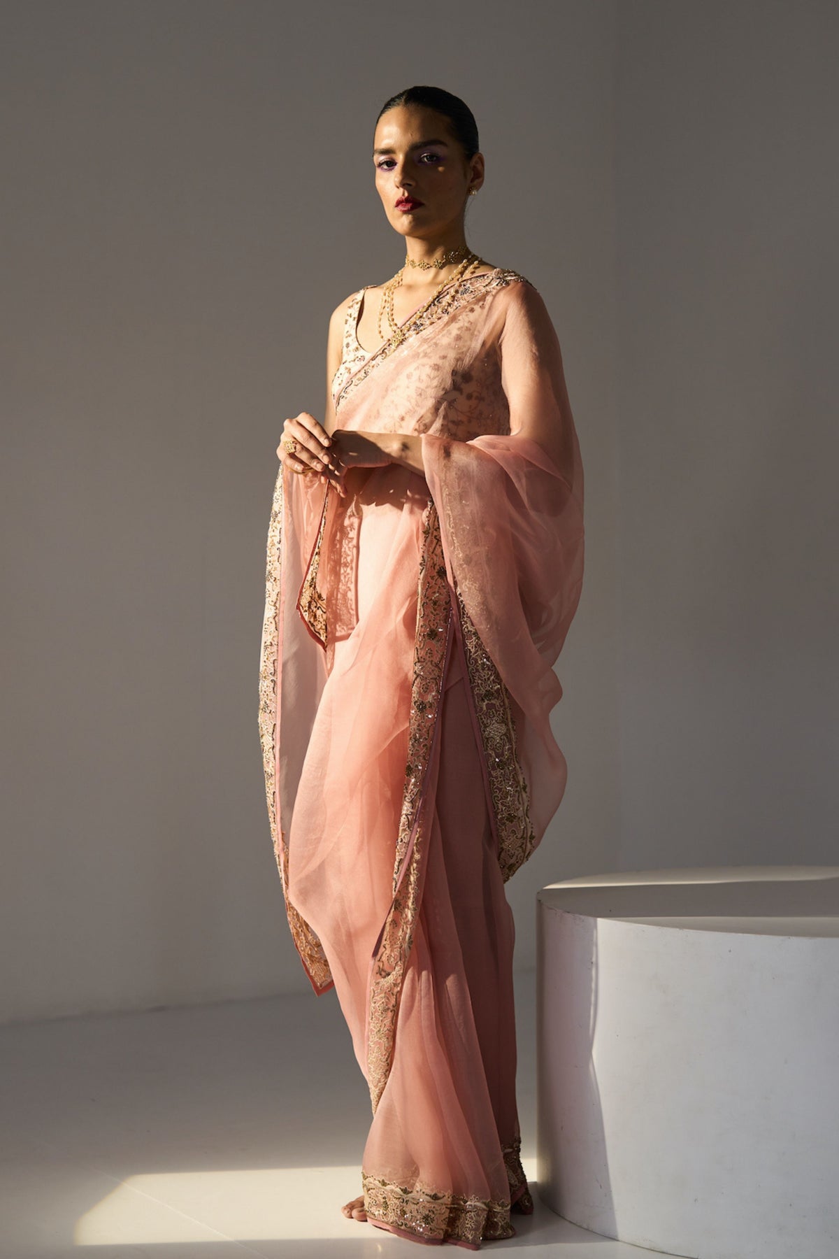 Pink Pavit Saree