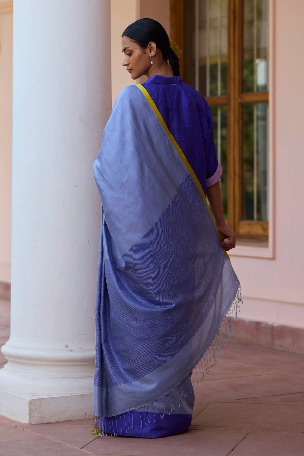 Crescendo Blue Saree