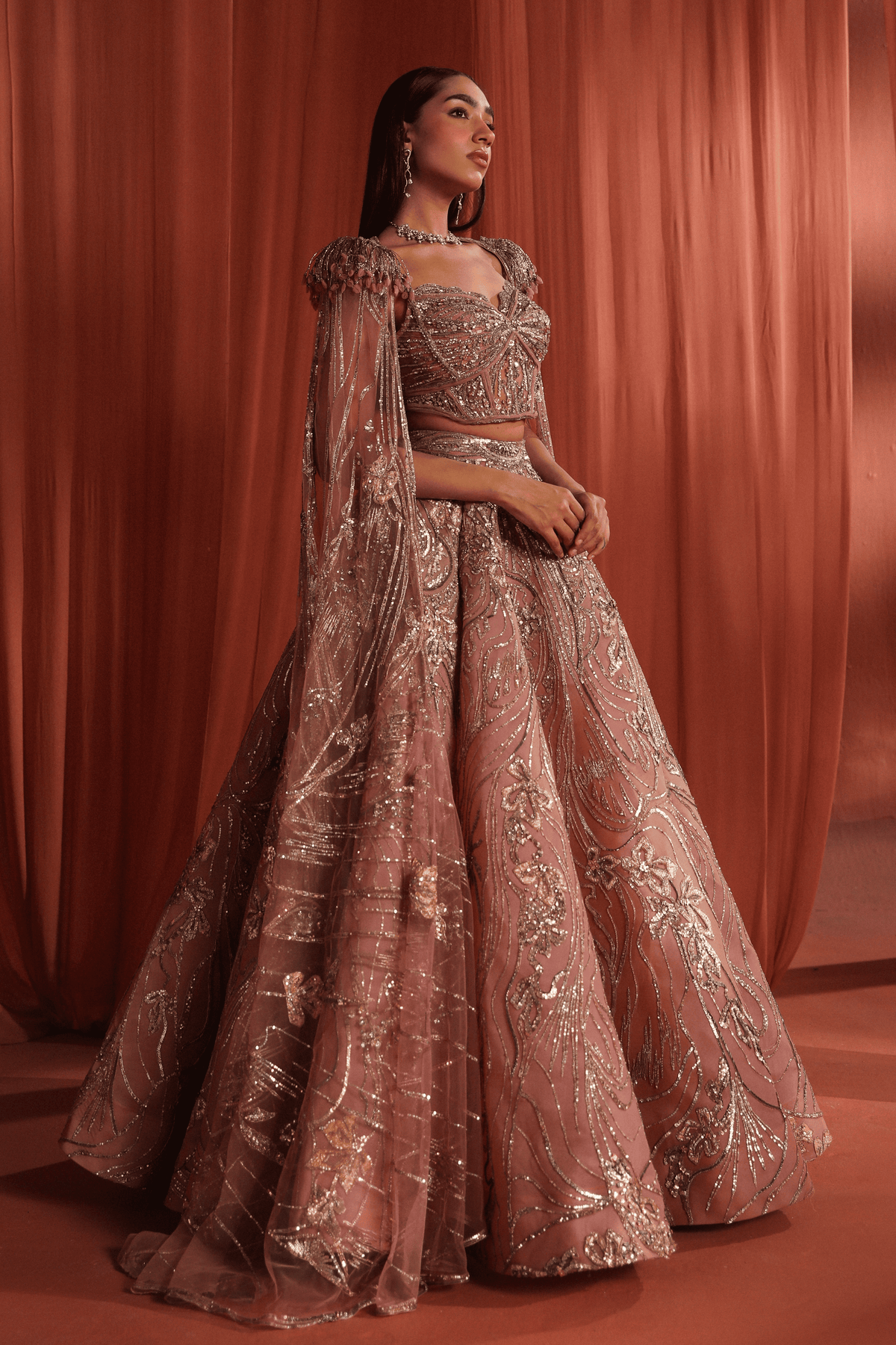 Rosy Petal Lehenga