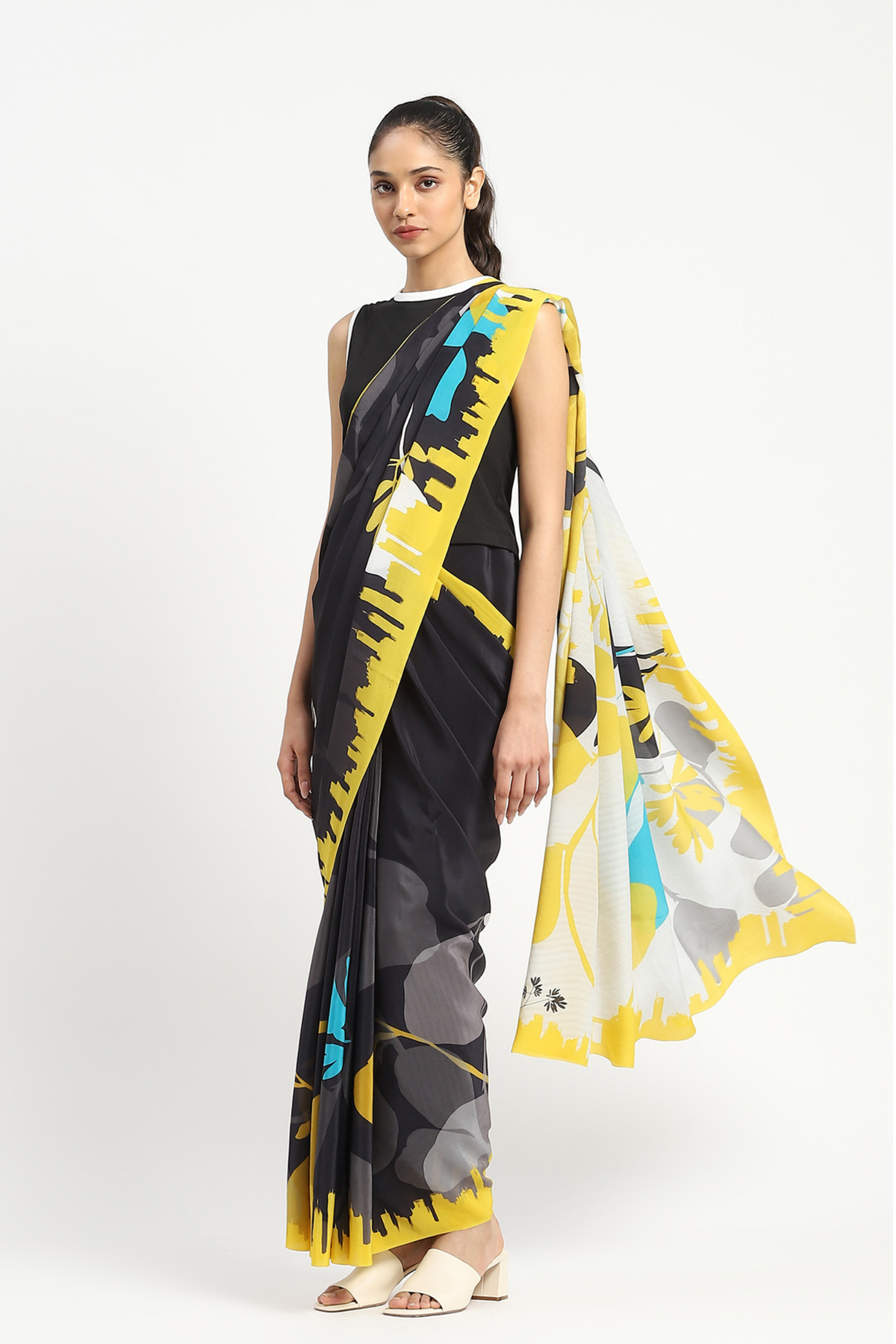 Electric City Printed Saree