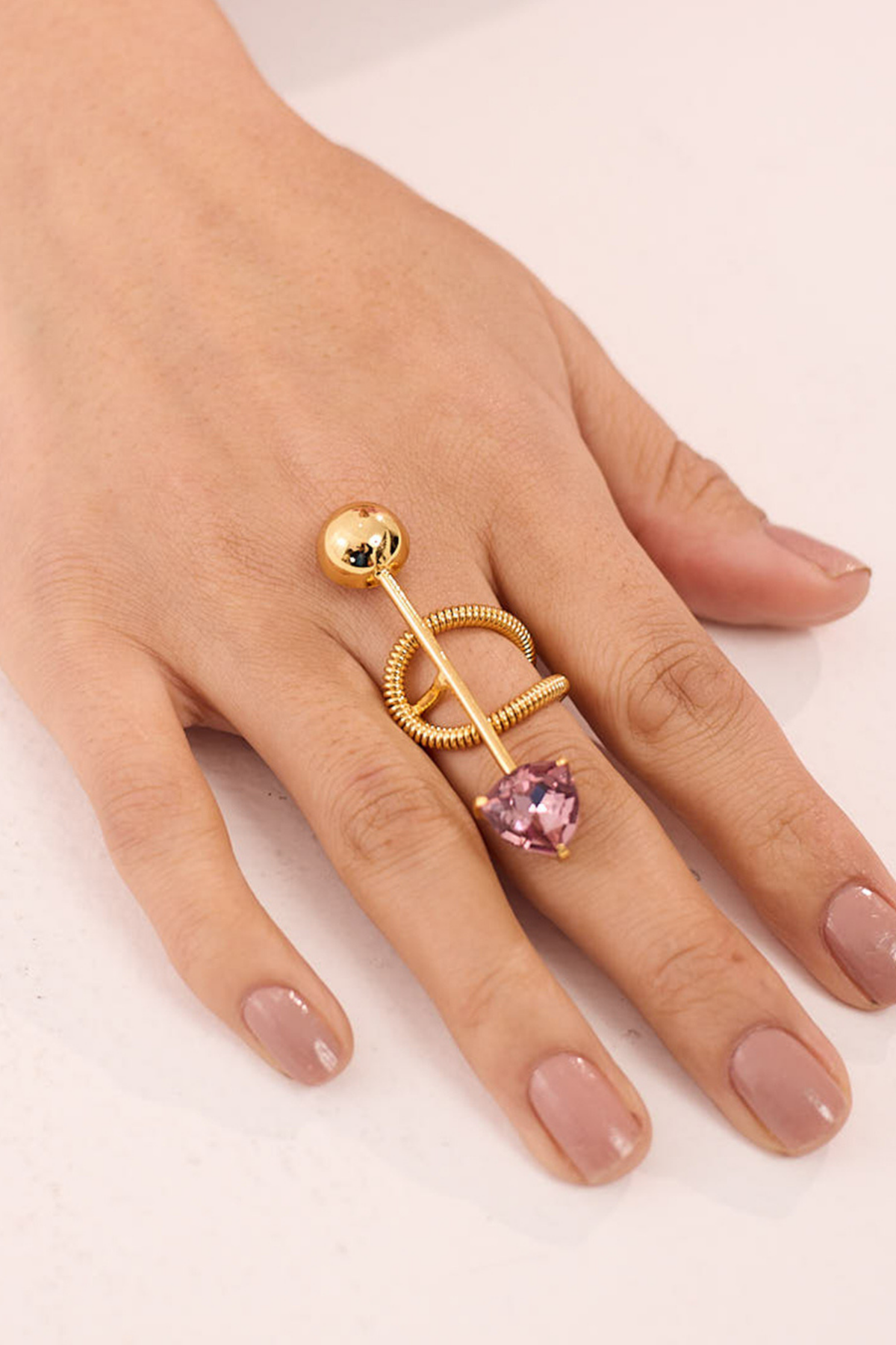 Rose Gemstone Ring