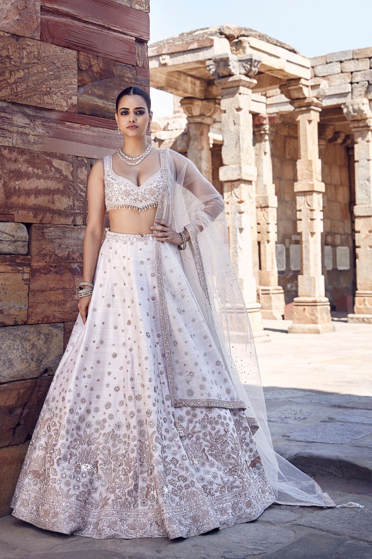 The Ekru Royal Nandi Lehenga Set