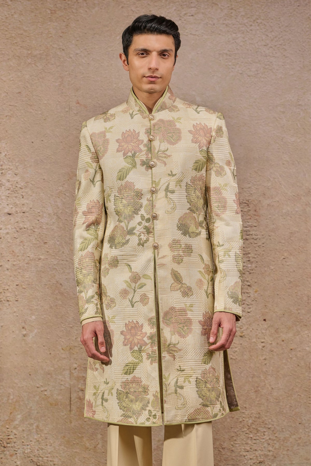 Classic Floral Motif Sherwani