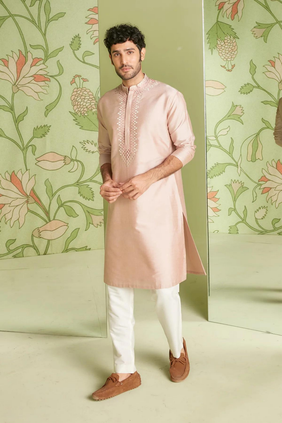 Old rose kurta set