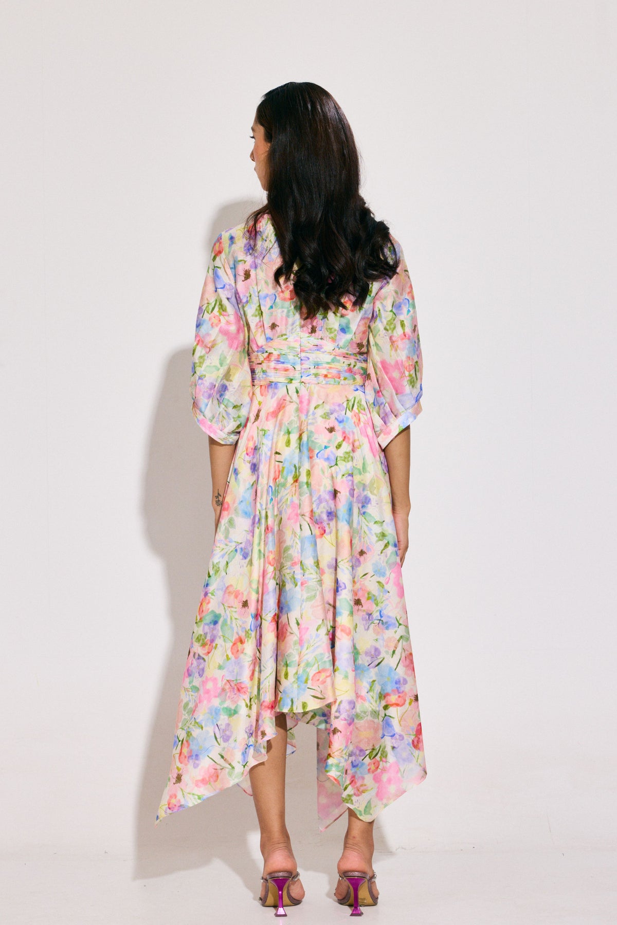 Calico Print Mililah Dress