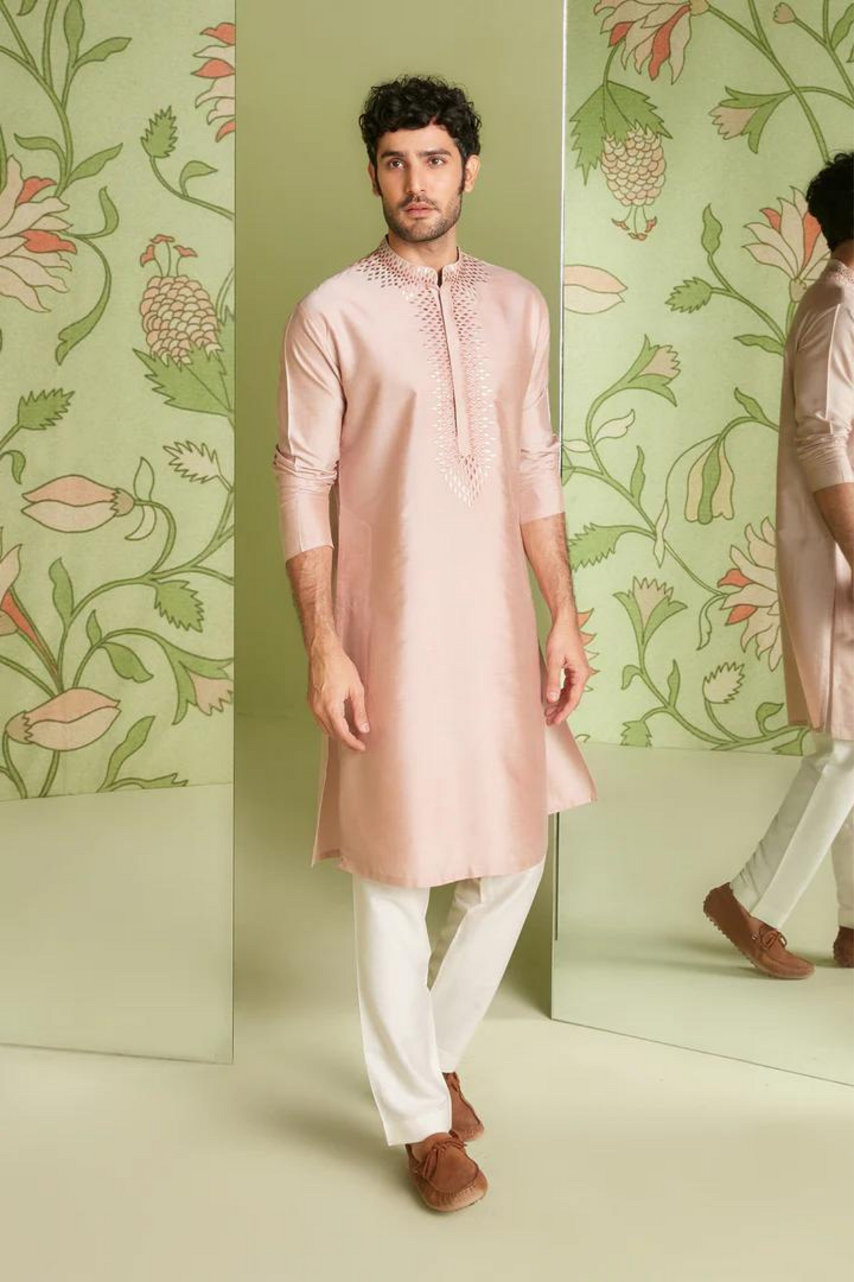 Old rose kurta set