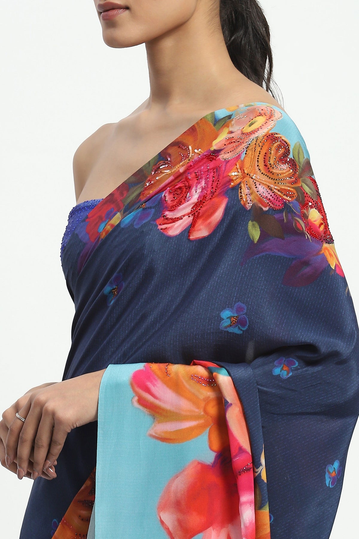 La Belle Fleur Embelished Saree