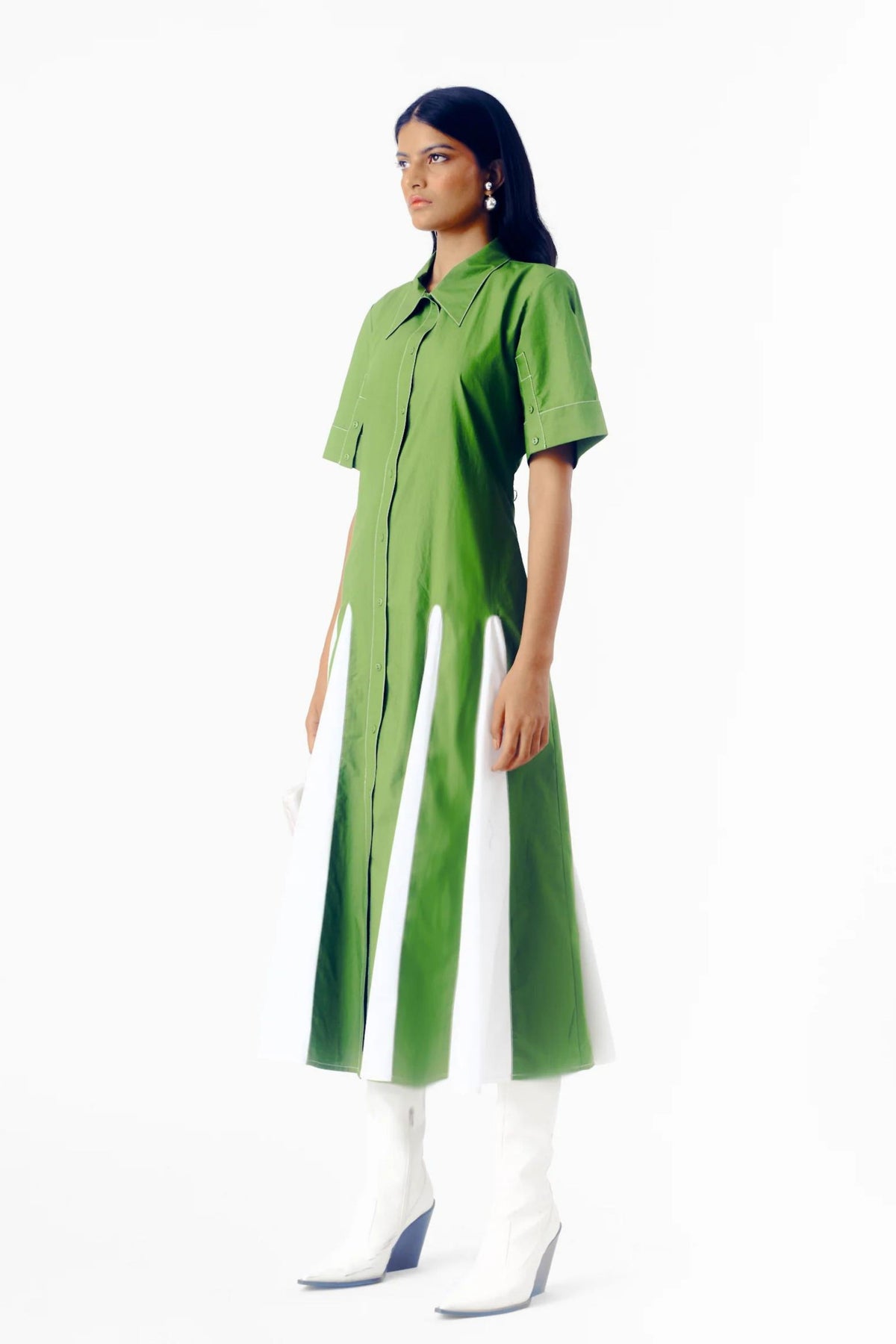 Talia Dress in Green