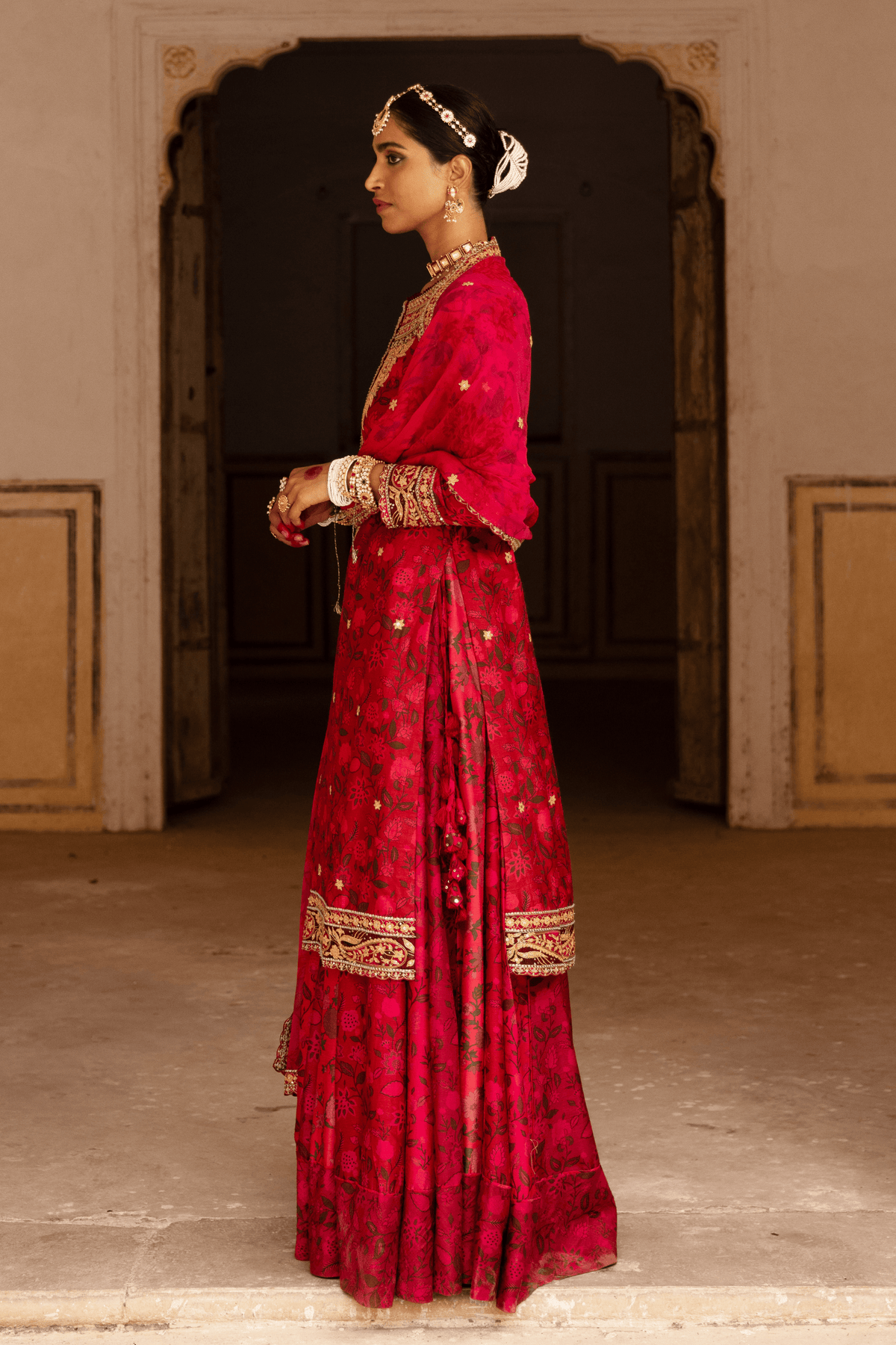 Signature Raw Silk Bridal Sharara